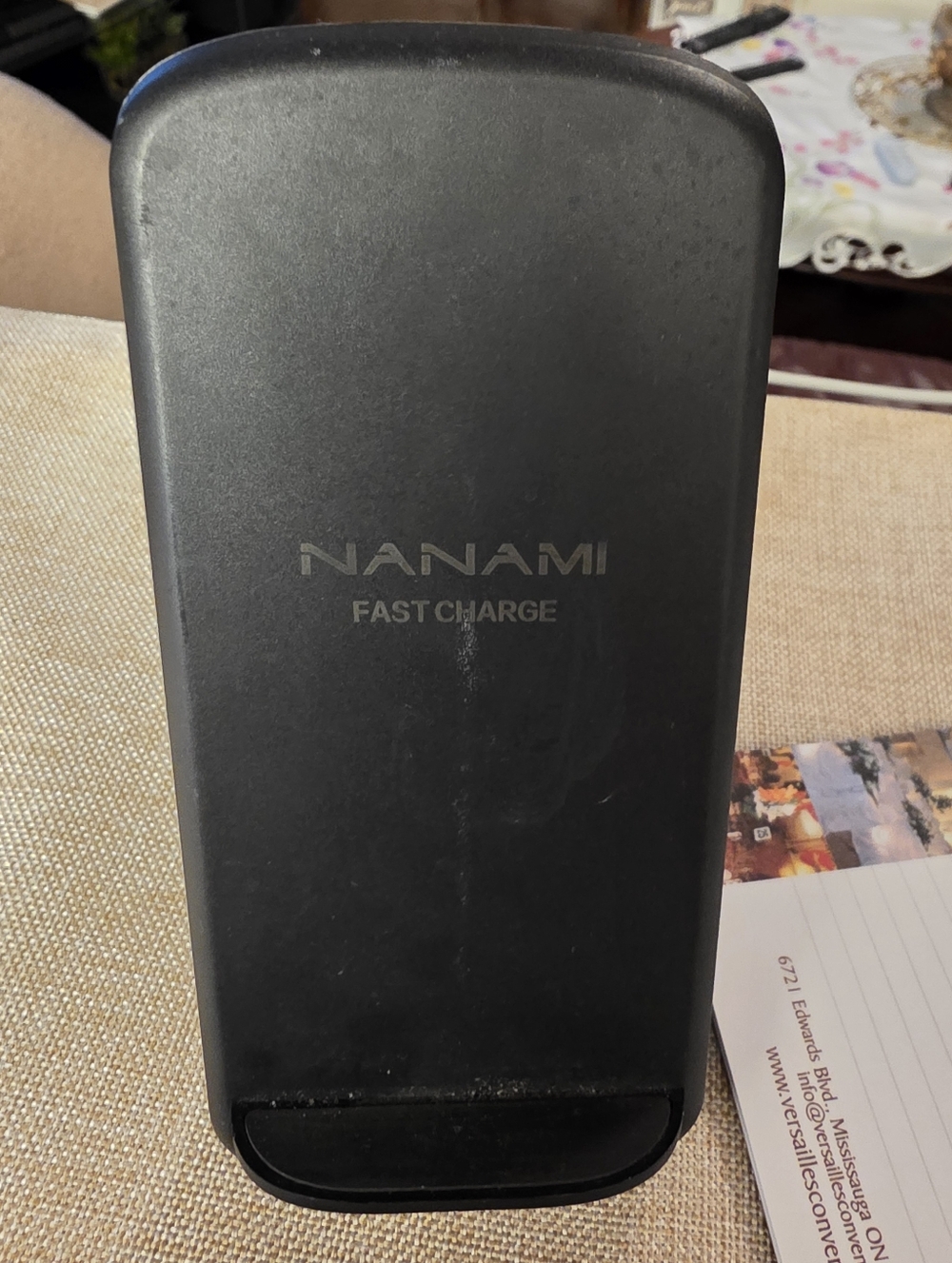 NANAMI A800 Fast Wireless Charging Stand - Black